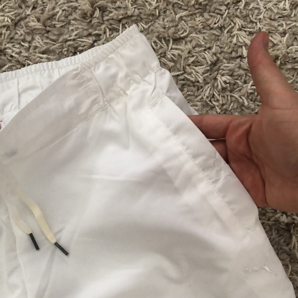 White PUMA activity pants & small zippers each leg, light and comfortable, US M - Picture 5 of 14